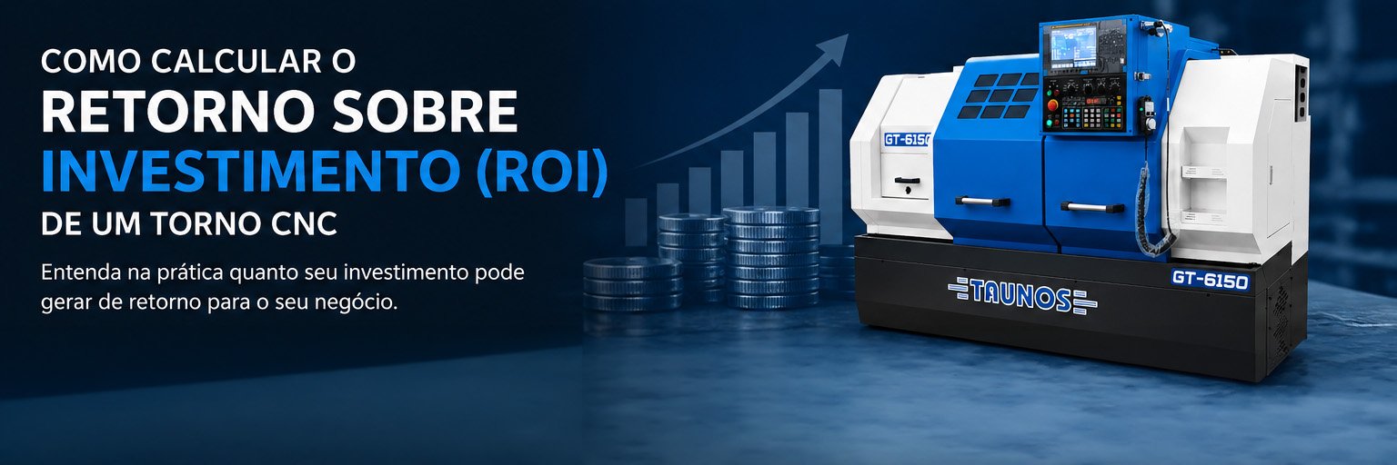 Blog - Como Calcular retorno sobre investimento de um Torno CNC - TAUNOS